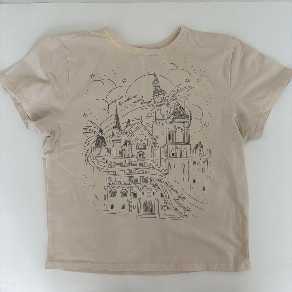 Taylor Swift Speak Now Taylor’s Version Long Live Beige Castle Graphic Baby Tee